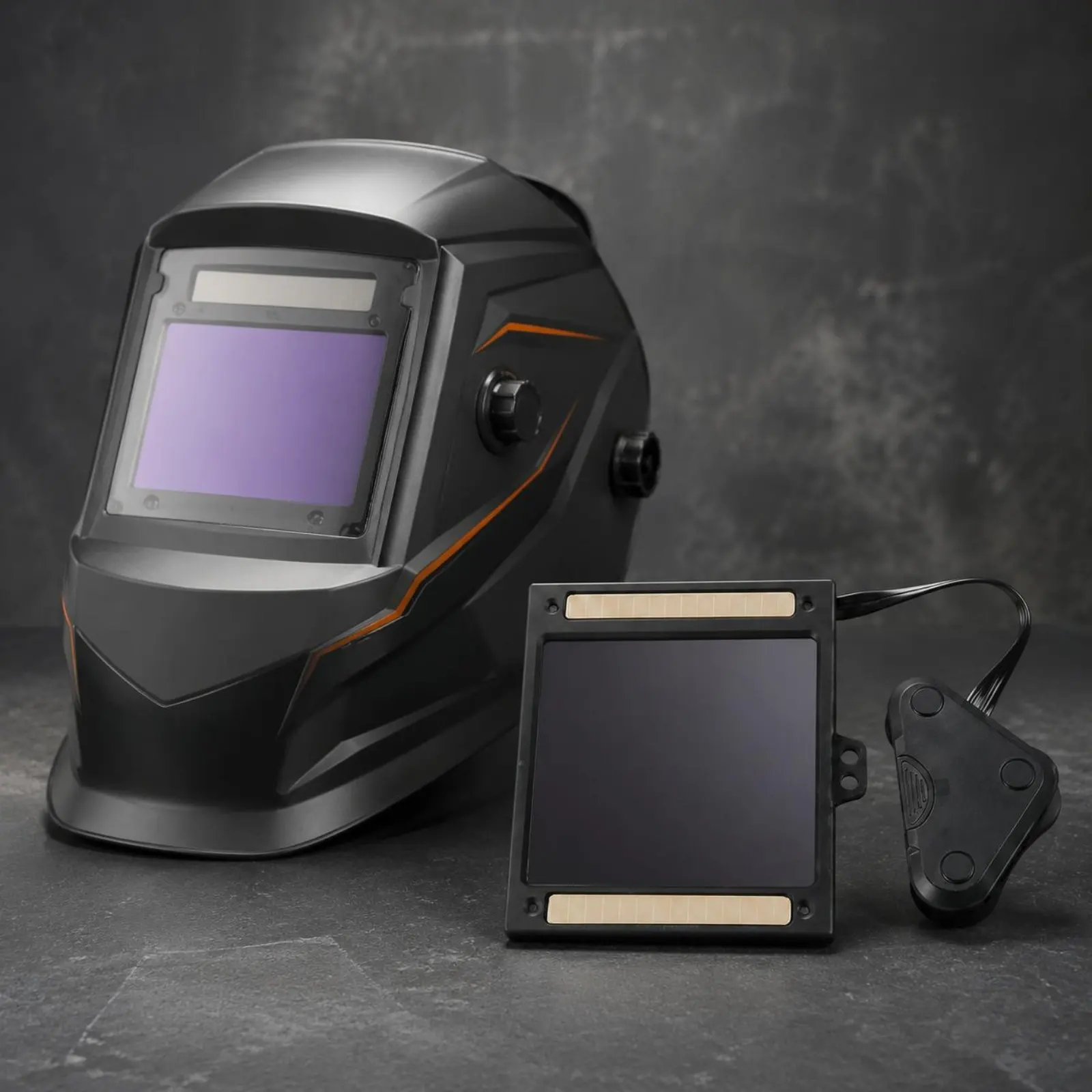 

Auto Darkening Fusing Filter Large View Window Fusing Helmet Lens Auto Darkening Lens TIG MMA MIG Compatible for Metal Repair