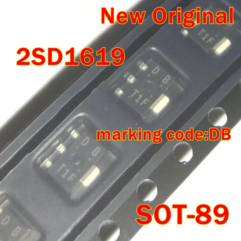1Pcs to 100Pcs 2Sd1619T-Td-E 2Sd1619 Sot-89 New Original Marking Code:Db Npn Epitaxial Planar Silicon Transistor