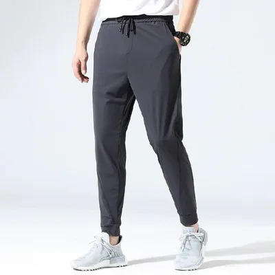 2 Colors 2024 Men Sports Pant Water Repellent Quick Dry Pant With Side Pockets Pant Four Way Stretch Fabri Edge Button Pant