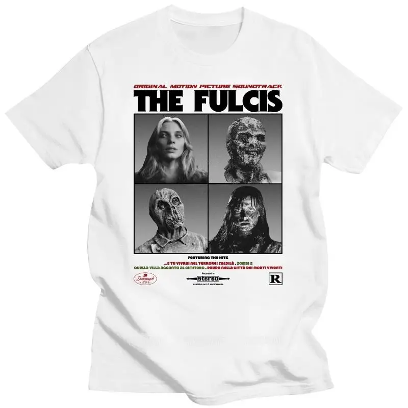 Zombie Flesh Eaters The Fulcis T-Shirts For Men Goatess Doomwych Novelty Pure Cotton Tee Shirt Round Neck Classic T Shirt