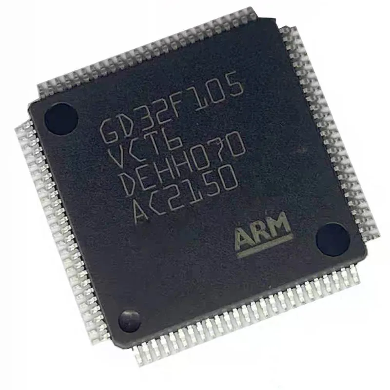New100% original GD32F105VCT6 LQFP-100 ARM Cortex-M3 microcontrolador de 32 bits-chip MCU