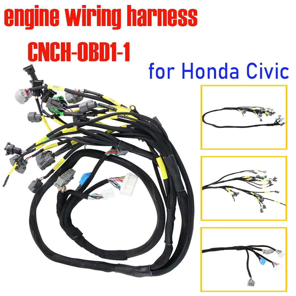 

Engine Harness D & B-series Engine Harness CNCH-OBD2-1 Engine Harness For Honda Civic Integra B16 B18 D16 OBD2 Budget