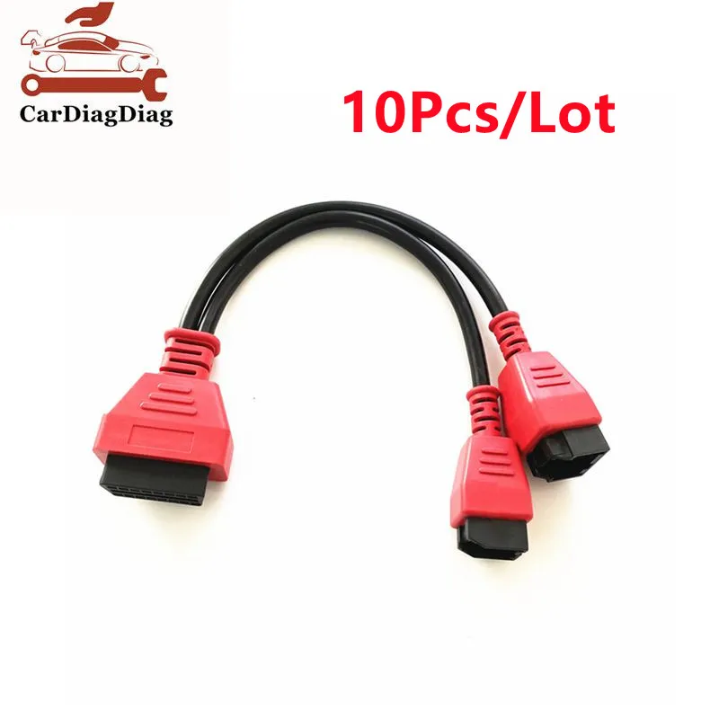 

10Pcs For Chrysler Cable 12+8 Connector Works For LAUNCH X431 For OBDSTAR For Autel Maxisys For Chrysler 12 8 Adapter Cable Best