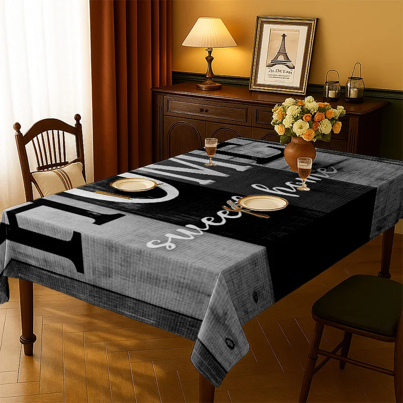 Soft, fashionable and beautiful printed tablecloth. Machine washable and easy to clean.