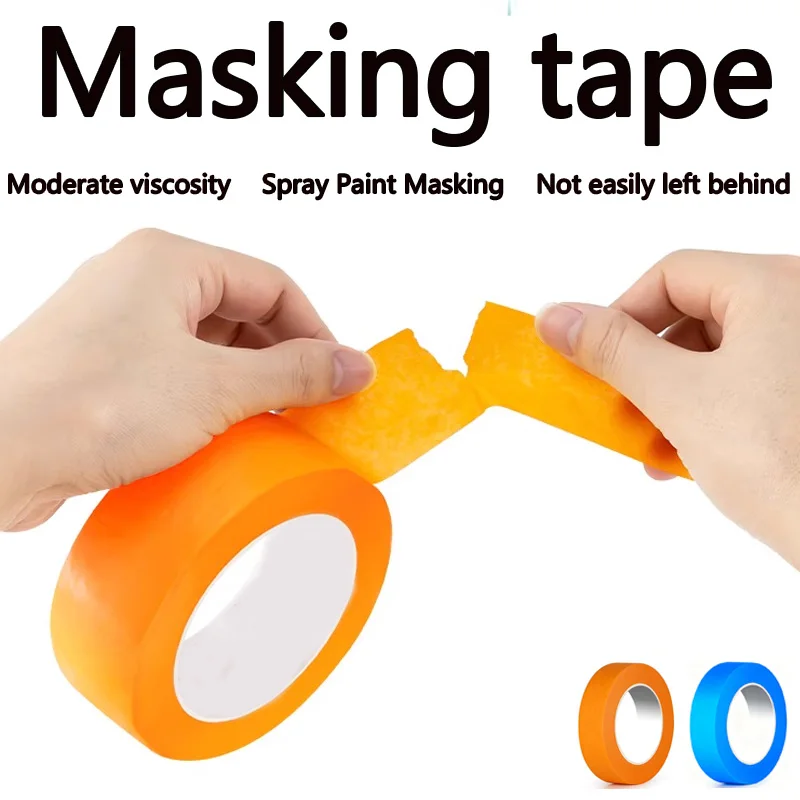 

Masking tape that can be written on without leaving marks, hand-tearable with no residual adhesive, specially designed for art s