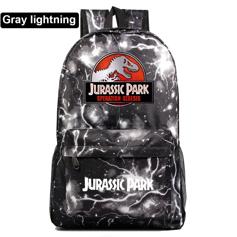 

Boy Girl Kids Book School Bag Dinosaur Jurassic Park World Women Bagpack Teenagers Schoolbags Men Student Backpack