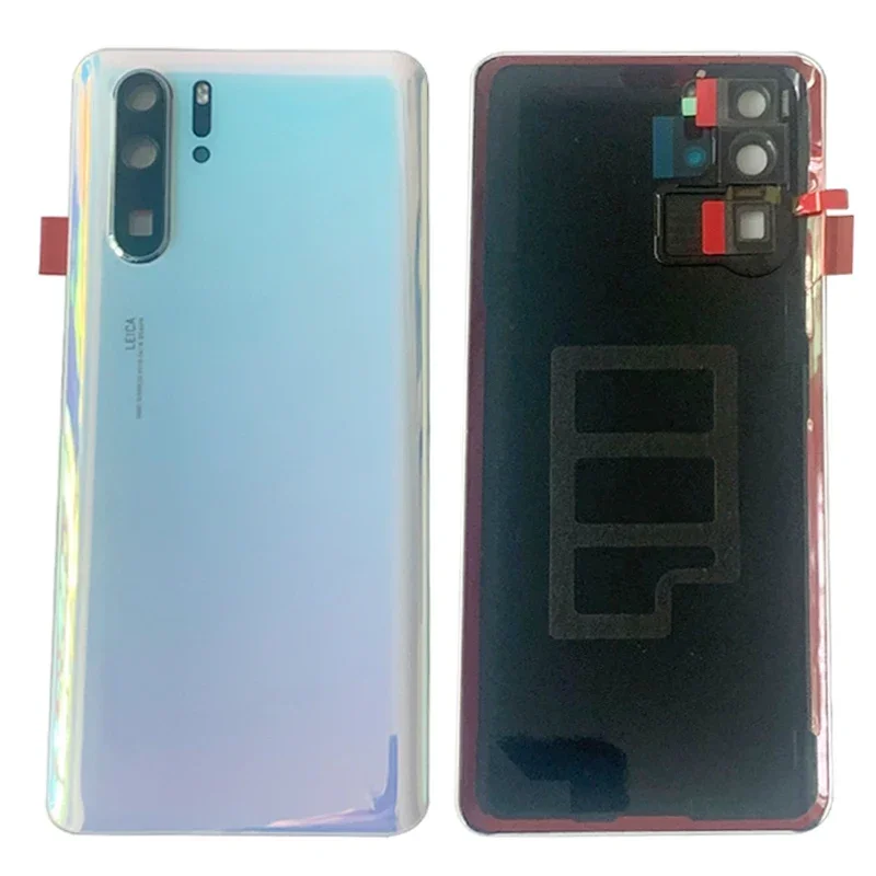 Back Cover For Huawei P30 Pro Battery Cover Rear Door Glass Housing Case with Camera Frame Replacement Parts