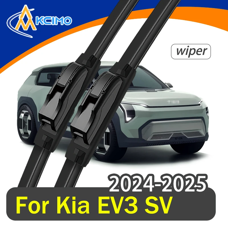 

For Kia EV3 SV 2024-2025 Wiper Front Wiper Blades 2pcs HD Quiet Durable Automotive Wiper Windshield Windscreen Accessories