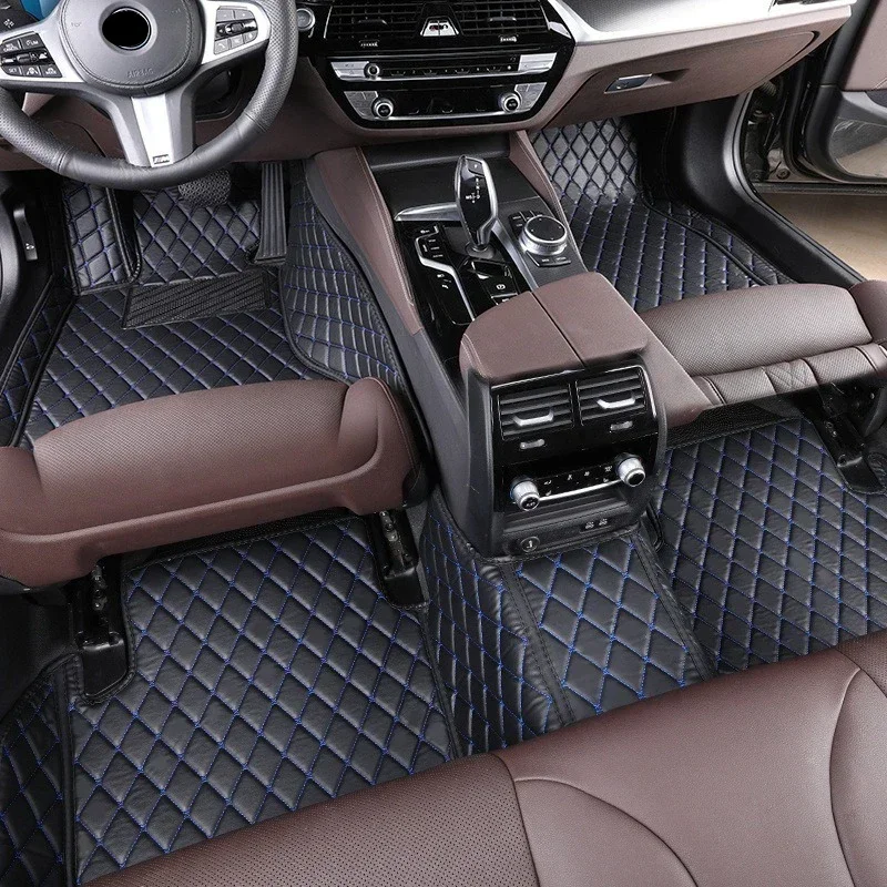 الجلود الاصطناعية التغطية الكاملة الحصير سيارة لأودي Q8 2019-2023 S1 2 أبواب 2014-2018 S3 سيدان R8 RS3 اكسسوارات السيارات