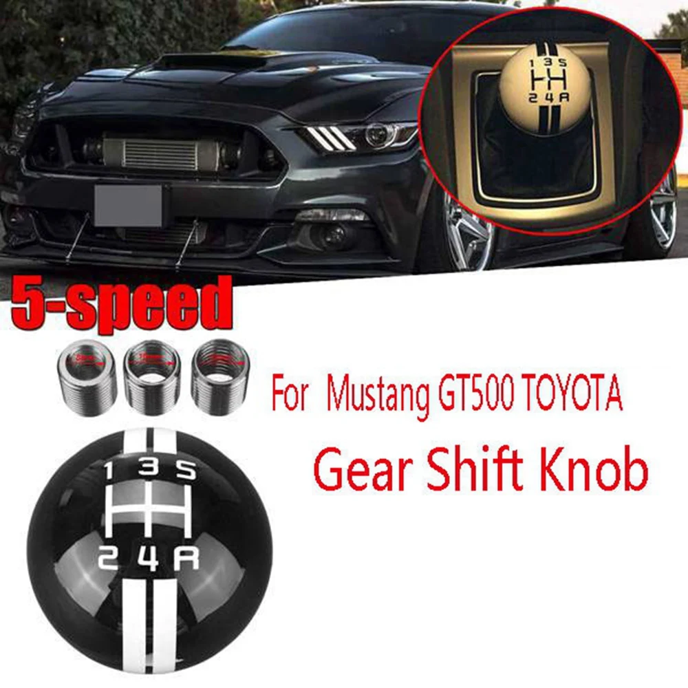 Gear Shift Knob 5-Speed Utomatic GearShift Shifter Stick Lever for GT500 for