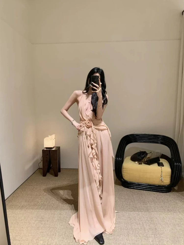 Riviera française Ele Bal Haut de gamme Dr Sexy Rose Long Dr Pure Desire Vaion Dr Suspendu Ne Design Bal D...