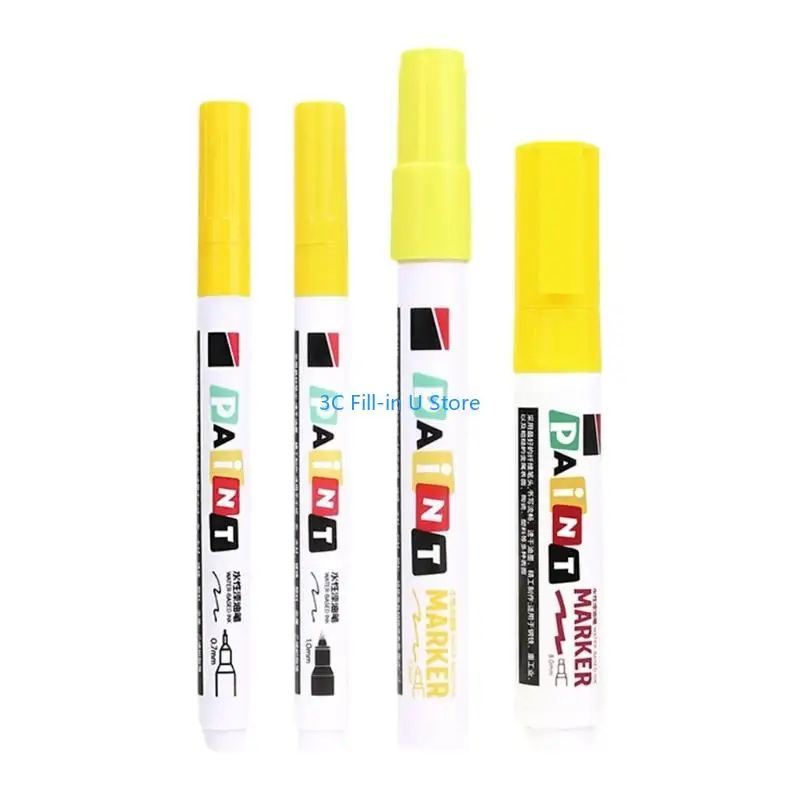 G8TA 4Pcs Waterproof And Oil Proof Stone Monument Paint Pen for Gravestones Tombstone