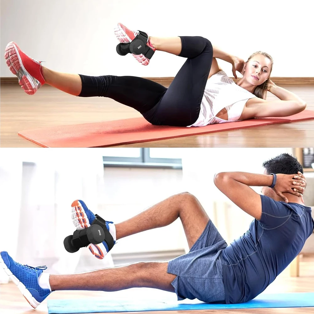 

1 пара ремней для крепления гантели для поддержки лодыжки для тренажера в тренажерном зале и ремешок для гантелей для начинающих для фитнес-тренировок