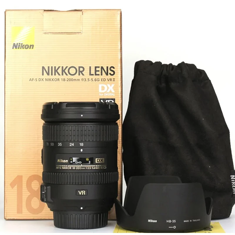 Nikon AF-S DX Nkr 18-200mm F/3.5-5.6G ED VR II