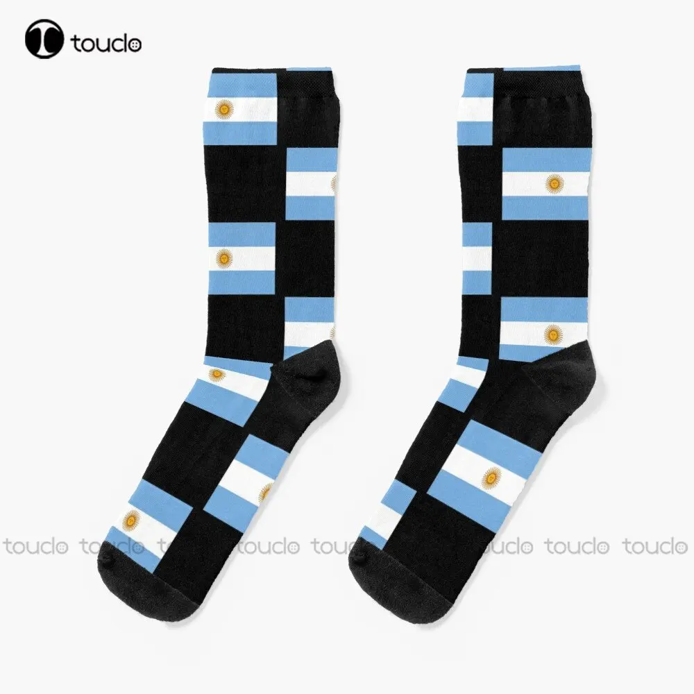 

Argentina Country - Angentinian Flag Socks Boy Socks Personalized Custom Unisex Adult Teen Youth Socks 360° Digital Print