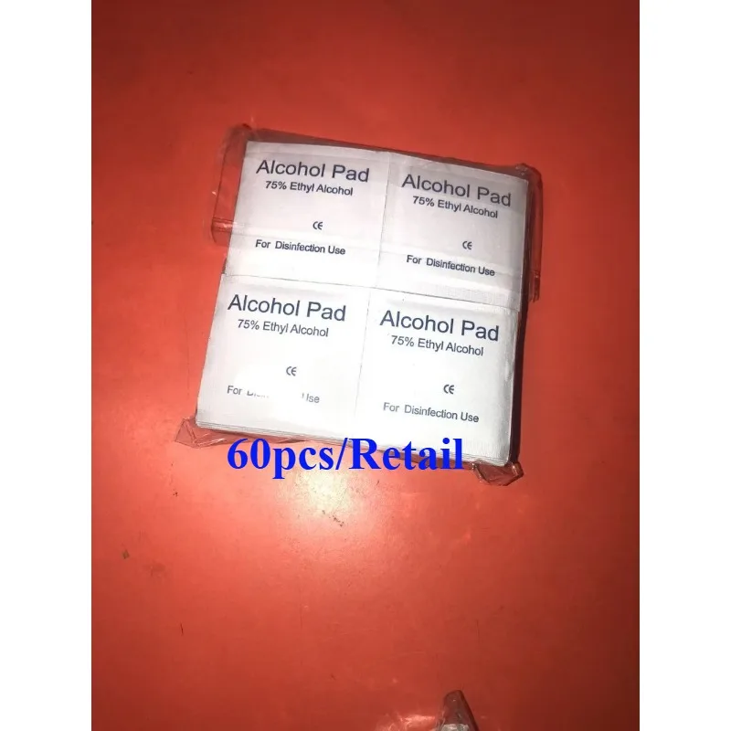 100 Stuks Wegwerp 75% Alcohol Natte Veeg Pads Voor Antiseptische Schone Huid Sieraden Mobiele Telefoon Voor Desinfectie Gebruik Tattoo Schoon Gereedschap