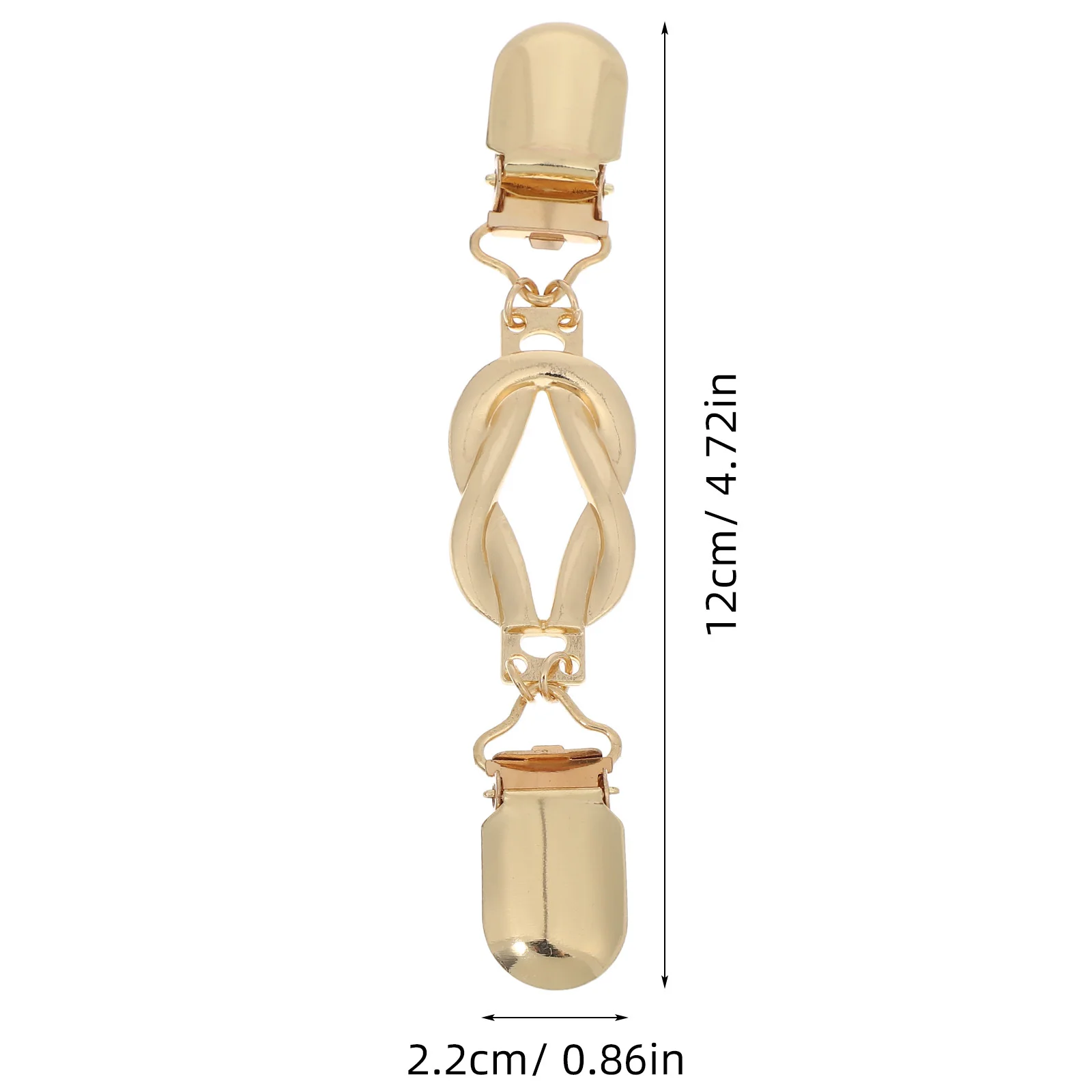 2Pcs Retro Vintage Cardigan Clips Sweater Shawl Collar Holders Sturdy Alloy Fashionable Clothing Accessory for Women