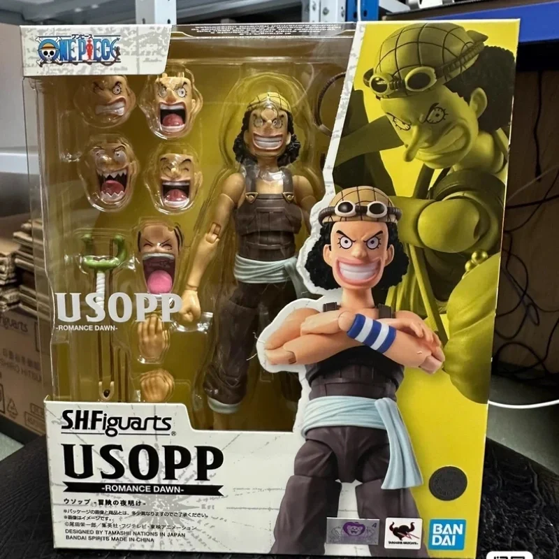 

In Stock Original Bandai One Piece Usopp Romance Dawn New Pvc Collectible Anime Action Figure Model Desktop Decoration Gifts