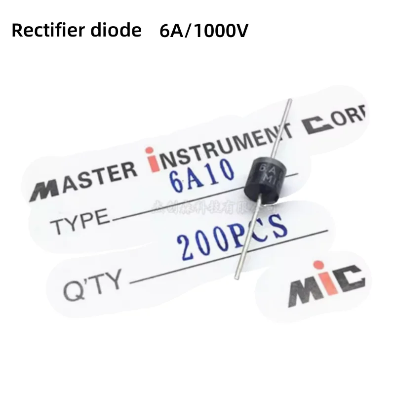 

Выпрямительный диод 6A10 6A/1000V MIC Оригинальный оригинальный продукт Диод высокой мощности с защитой от перелива