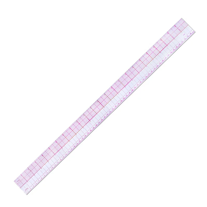 Sewing Ruler 60cm Length Straigth Ruler Clothing Sample Garment Cutting Pattern Yardstick Drawing Sewing Tools