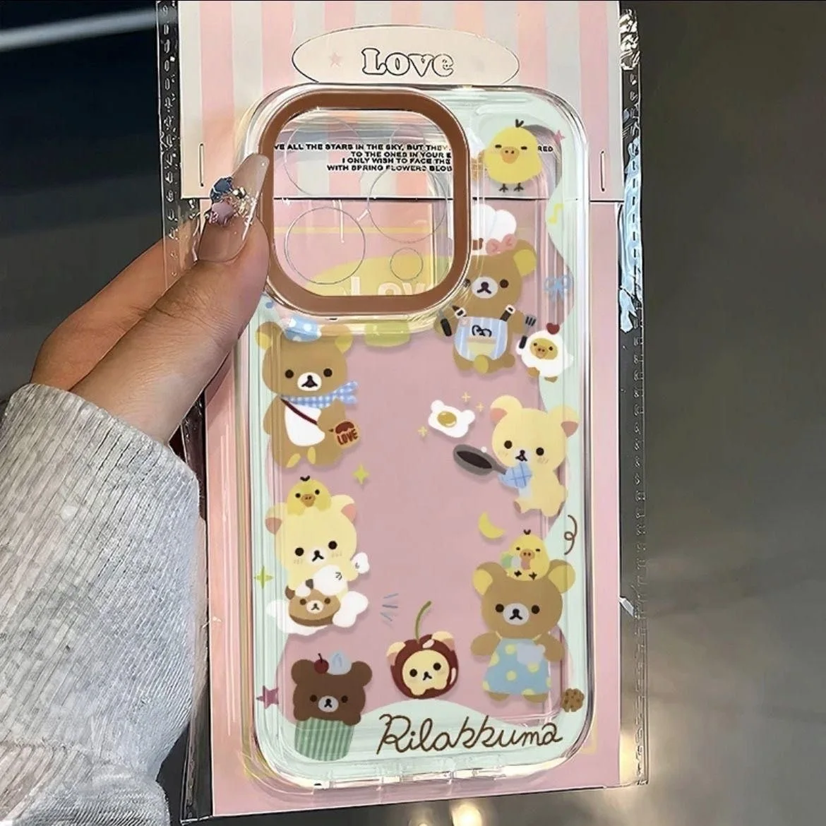 Easy Bear Cartoon Bear Phone Case for Oppo A60 A2 A1 A98 A96 A78 A97 A76 A36 A55 A16 A16s A31 A92 4G 5G Clear TPU Back Cover