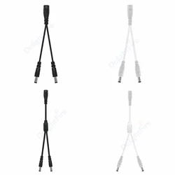 5.5mm*2.1mm DC 1 To 2 3 4 5 Way Power Splitter Cable Jack Connector Female Male Y Cable For LED Strip Power Adapter CCTV Camera