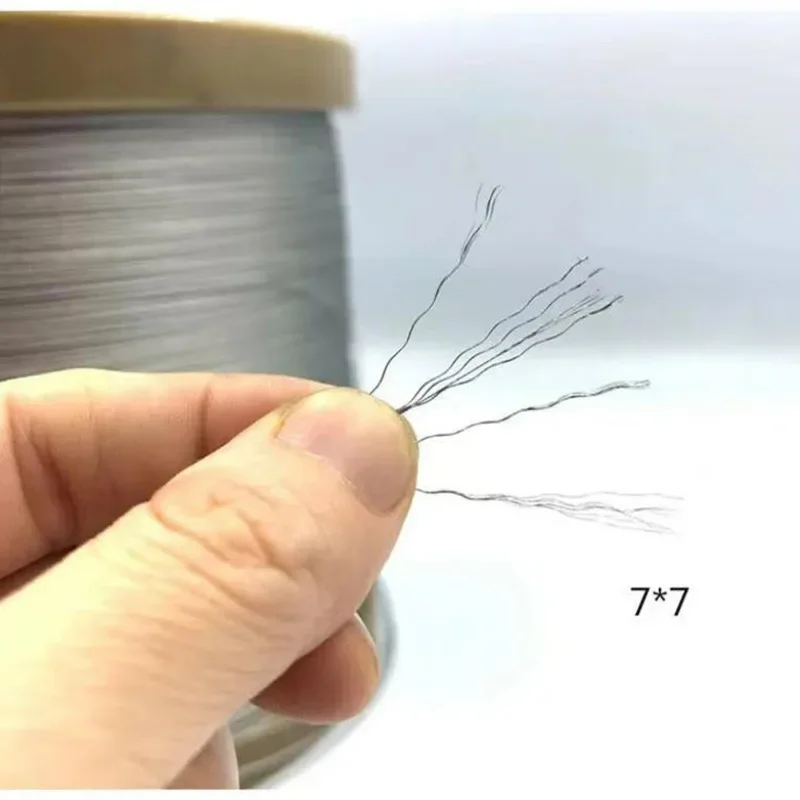 316 Marine Grade Stainless Steel Flexible Soft Wire Rope Cable Ocean Salty Water Fishing 0.3mm-4mm Diameter 10M 50M 100M Length