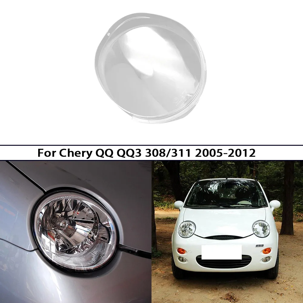 

Transparent Lens Housing Headlight Cover For Chery QQ QQ3 2005-2012 Car Headlamp Shell Lamp Shade