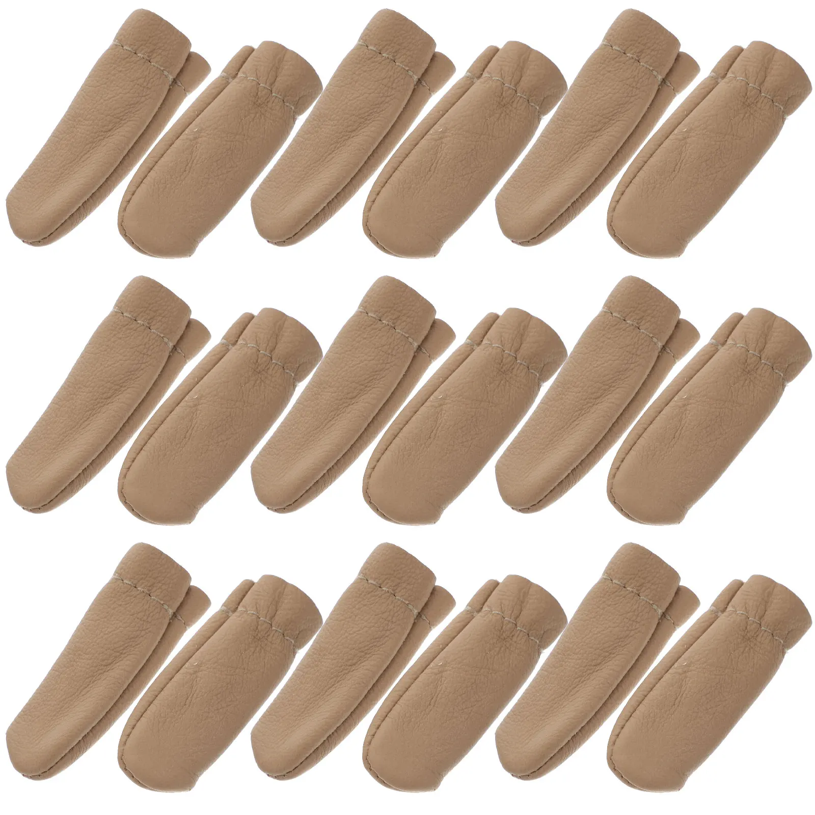 20個の指ガード 縫製やフェルト用 強力で柔軟な保護キャップ 編み物DIY工芸品に最適