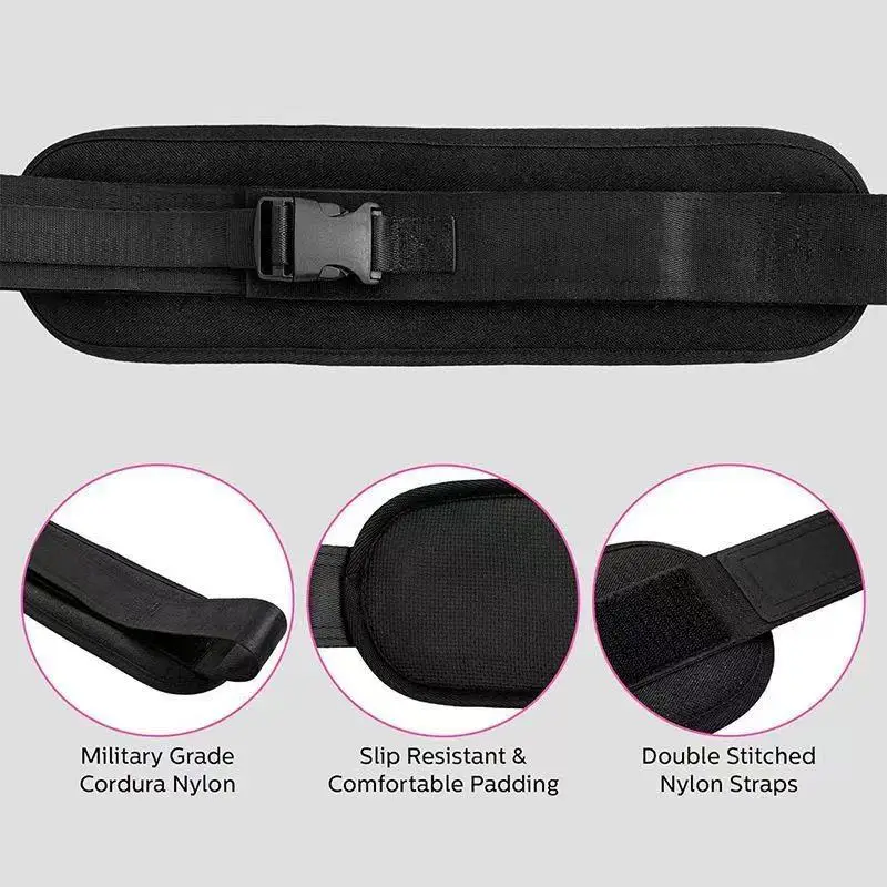 Weight-bearing Belt Weighted Waist Trainer Belt - Adjustable Resistance Ergonomic Design Workout Hip Thrust Hip Training Belt