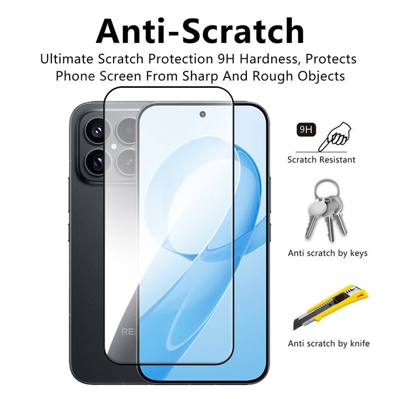 6in1 لـ Redmi K90 Pro Max Glass لـ Redmi K90 الزجاج المقسى 2.5D غطاء كامل واقي للشاشة الغراء لفيلم Redmi K90 Pro Max