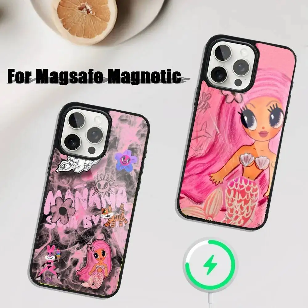 

Manana Sera Bonito Karol G Phone Case For iPhone 16,15,14,13,12,11,Plus,Pro,Max Mini Magsafe Magnetic Wireless Charging