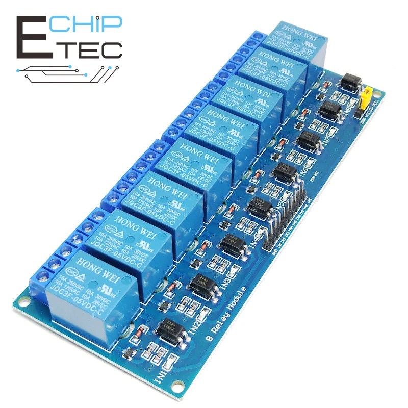 8 Channel Relay Module 5V with Optocoupler Isolation Support AVR/51/PIC Microcontroller PLC Relay Module