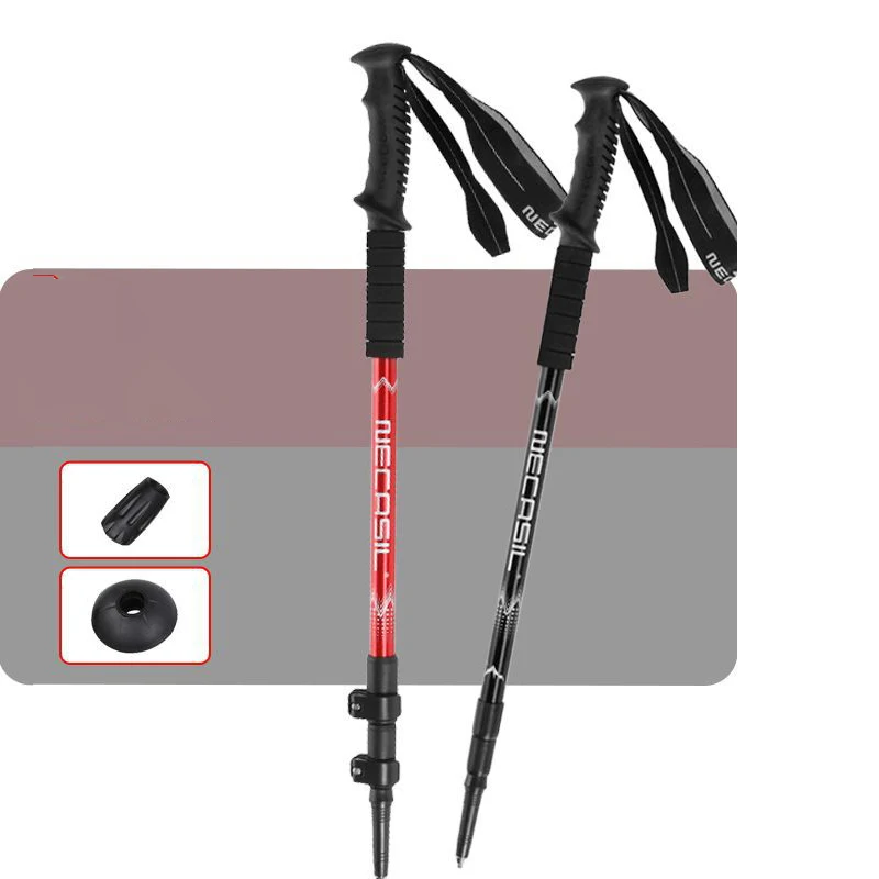 

Палки для скандинавской ходьбы, палки для кемпинга, пешего туризма, ультралегкие регулируемые телескопические палки Alpenstock, треккинговые палки для скалолазания, ходьбы