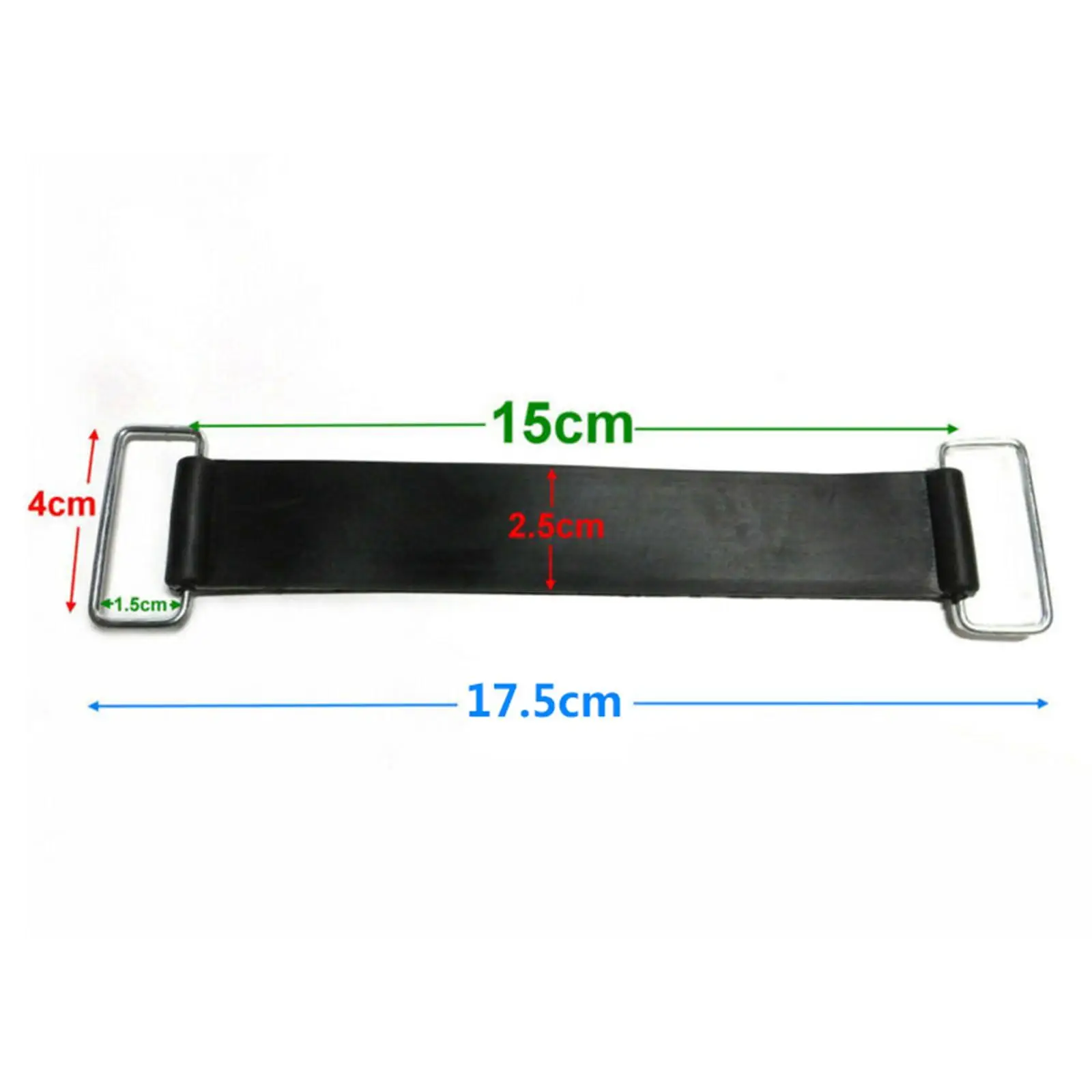 Elastic Rubber Battery Strap Non Slip Holder Tie Down Band for Motorcycle Chains Tensioner