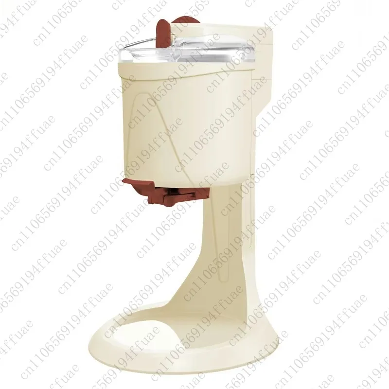 Home Soft-Serve Ice Cream Maker Compact Manual Plastic DIY Ice Cream Maker Home Kitchen Simple Ice Cream Maker