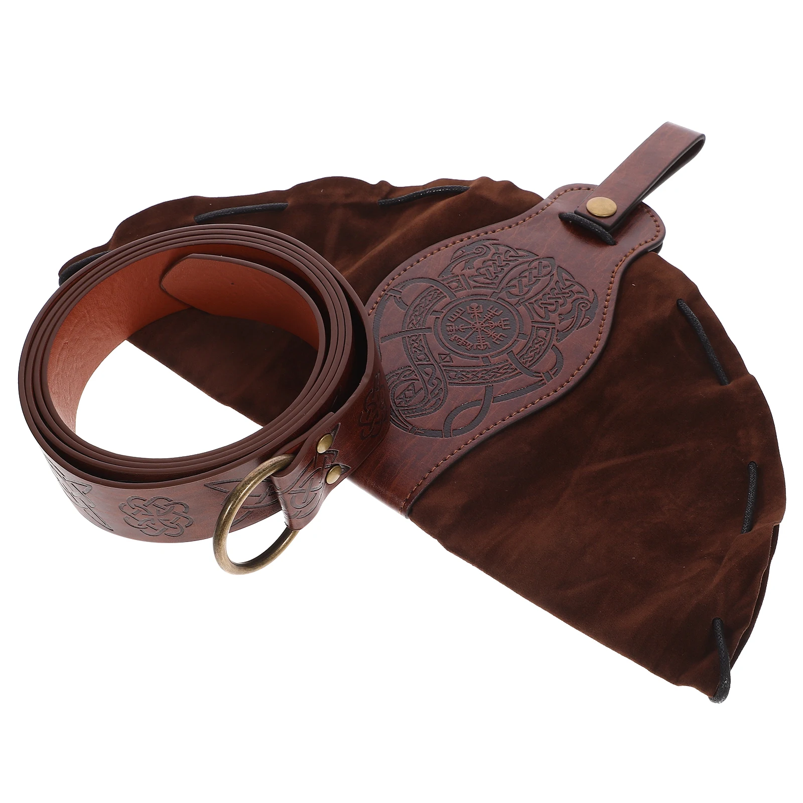 هدية مثالية حزام بني الحقيبة مجموعة حزام القرون الوسطى النساء فايكنغ اكسسوارات عصر النهضة حقيبة تأثيري الدعائم العنصر #2