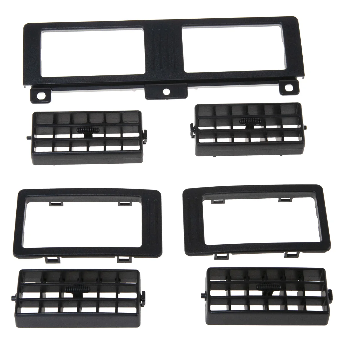 Dashboard AC Air Condition Heater Vent Grille Outlet Panel Louver Set For Nissan Navara D21 Hardbody Pickup 1986-1997 Auto Parts