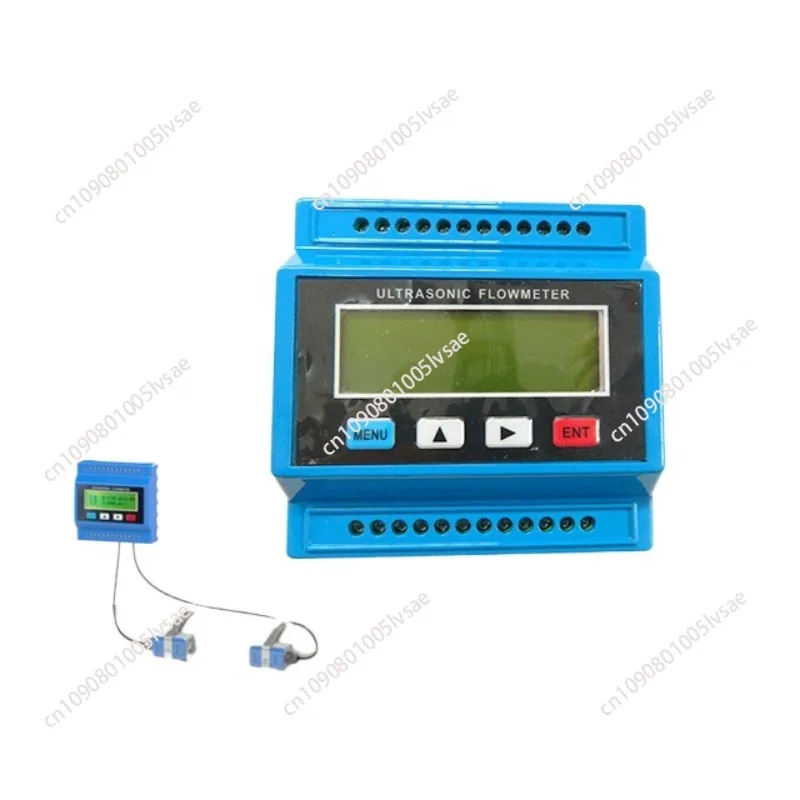 TUF-2000M-TS-2 Digital Ultrasonic Flowmeter Flow Meter Ultrasonic Flow Module/RTU with TS2 transducer (DN15-100mm) -30 ~ +90C