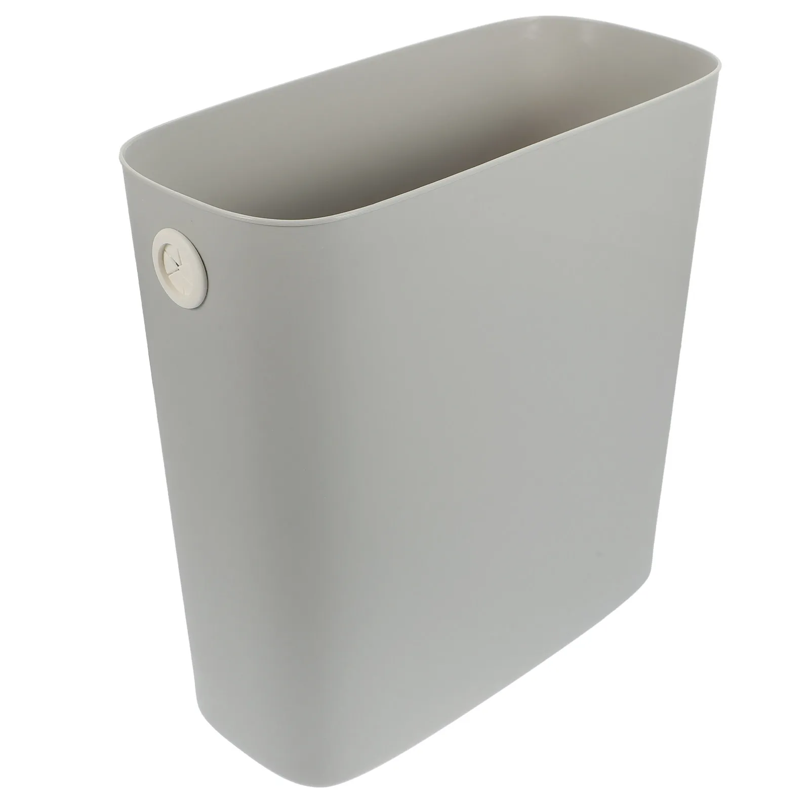 

Narrow Place Trash Can Slim Kitchen Bin Waste Storage Bucket Warm Grey Reusable Household Office Bedroom Bathroom Garbage