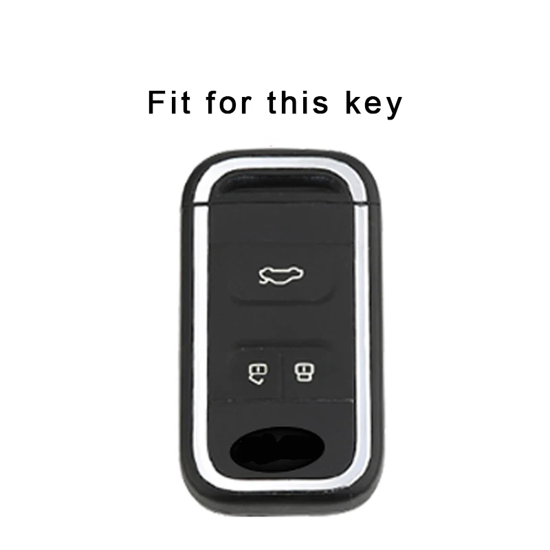 Leather TPU Car Smart Key Case Cover Bag Shell Holder Keychain for Chery Arrizo Tiggo 3 5X 4 8 Glx 7 2019 2020 2021 2022