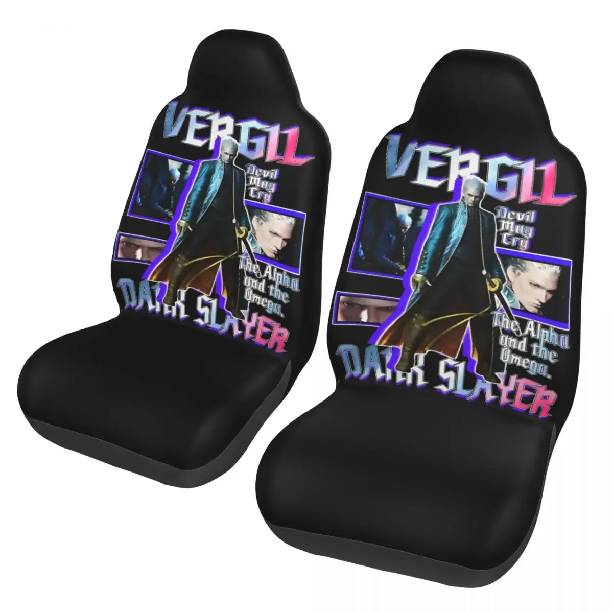 Vergil Devil May Cry Video Games Universal Car Seat Cover Off-Road Women Seat Cushion/Cover Fiber Fishing