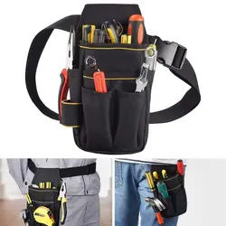 Electrician Tool Storage Bags Working Bag Tools Pouch, Tool Organizer Bag for Working Tool,8 Pocket Electrician Waist Bag