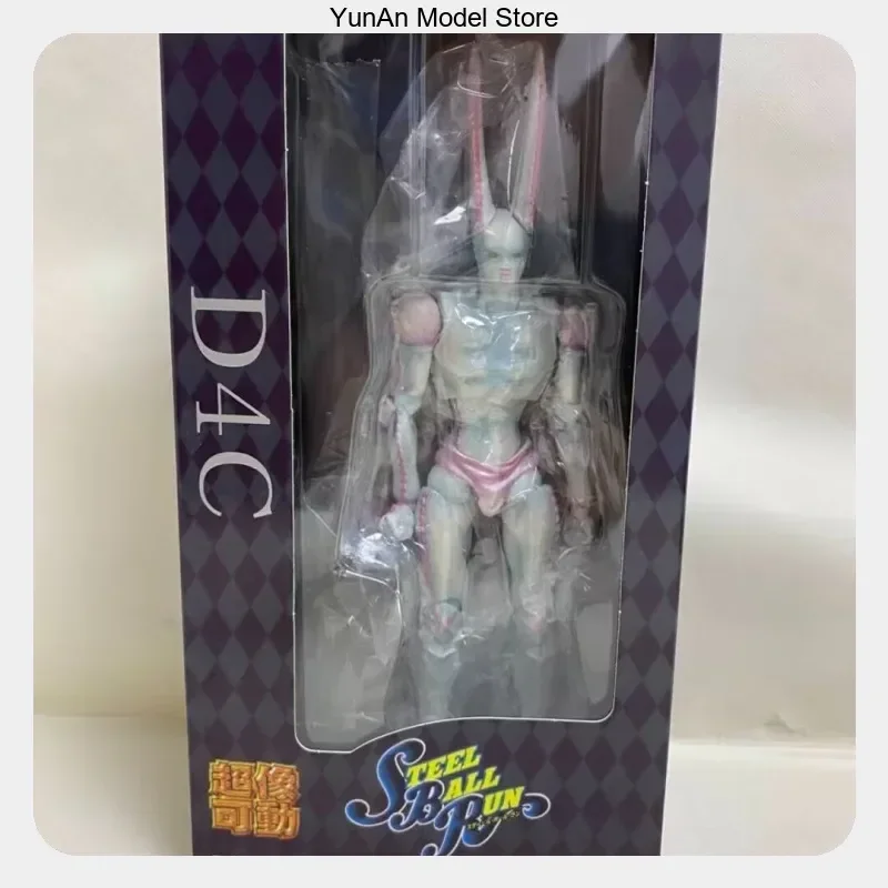 

Anime Action Figure Model Statue Collection 20cm JOJO's Bizarre Adventure D4C Pink Desktop Decoration Ornament Gifts
