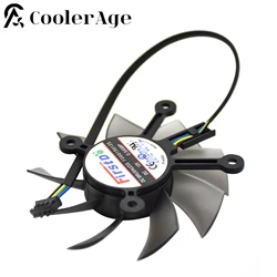 New Original Firstd FD8015U12S 75MM GTX650 Cooling Fan For ASUS GTX 650 740 650Ti EAH6770 7750 Graphics Card Cooler Fans