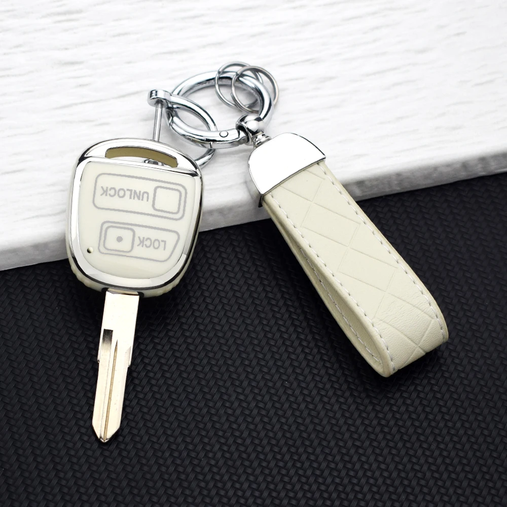 TPU Car Key Case Cover for Toyota Land Crusier FJ Cruiser for Lexus ES GS LS IS RX SC RX400h ES330 RX330 GS300 GS430 Shell Fob