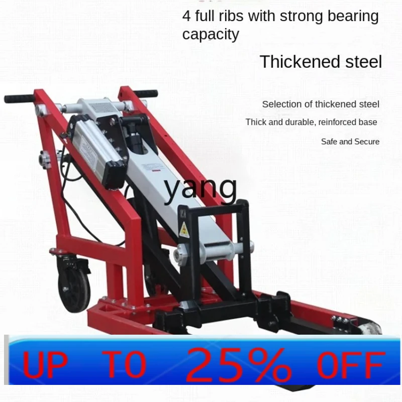 YJQ  Electric Crank Portable Loading and Unloading Logistics Handling Hydraulic Lifting Electric Forklift