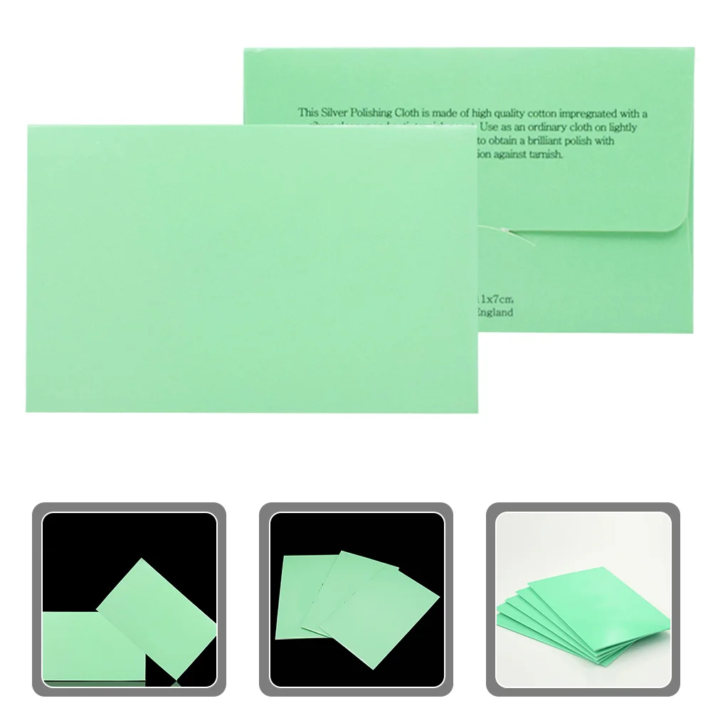 

10Pcs Silver Jewelry Polishing Cloth Soft Microfiber Reusable Jewelry Cleaning Cloth Large Size for