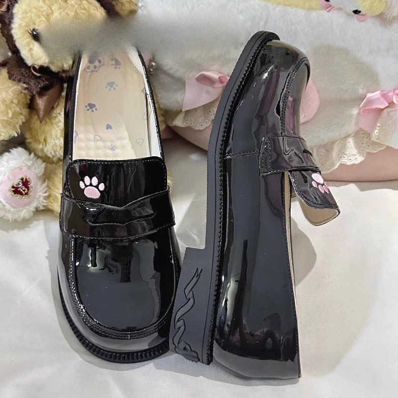 

Academy Style Japanese Original Lolita JK Uniform Small Leather Shoes Cute Girl Two-dimensional Mary Jane Flats