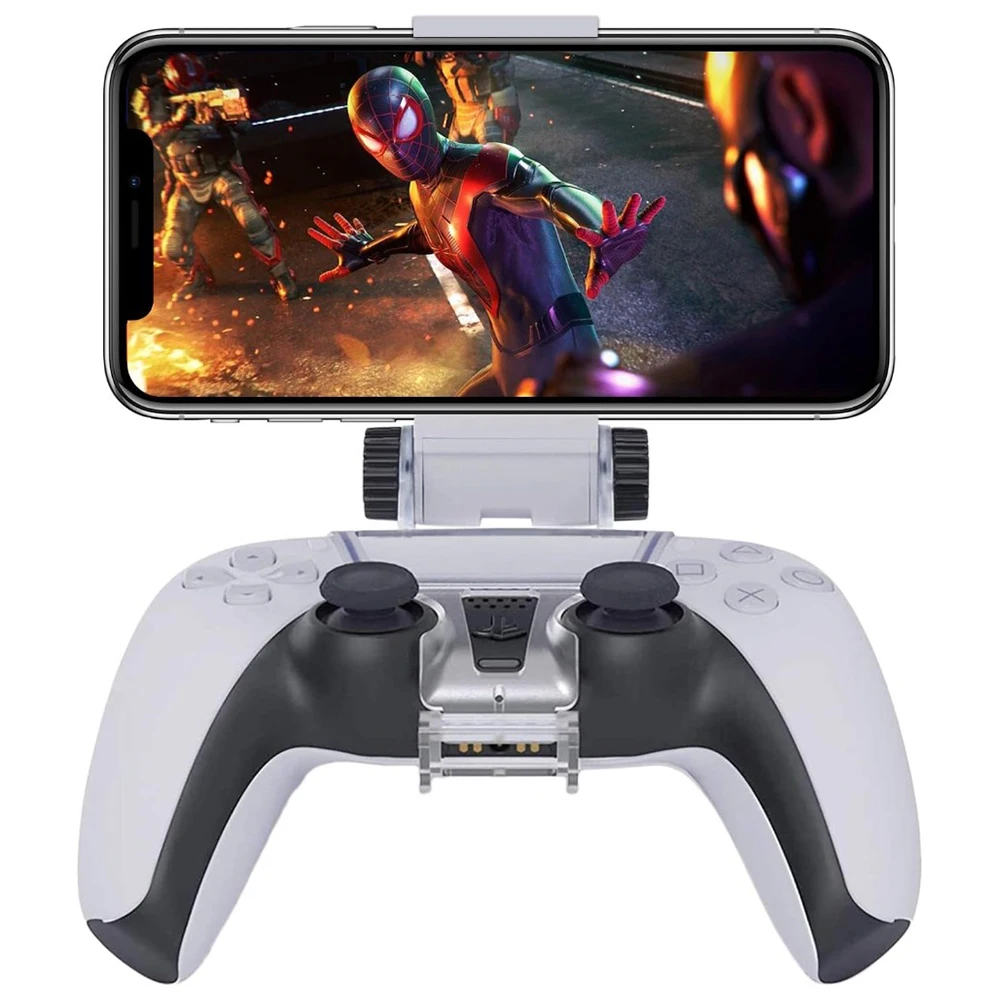 جهاز تحكم PS5 مشبك حامل الهاتف ، حامل الهاتف ، ملحقات الألعاب ، حامل حامل قابل للتعديل ، تحكم لاسلكي ، لوحة ألعاب ، مقطع المحمول